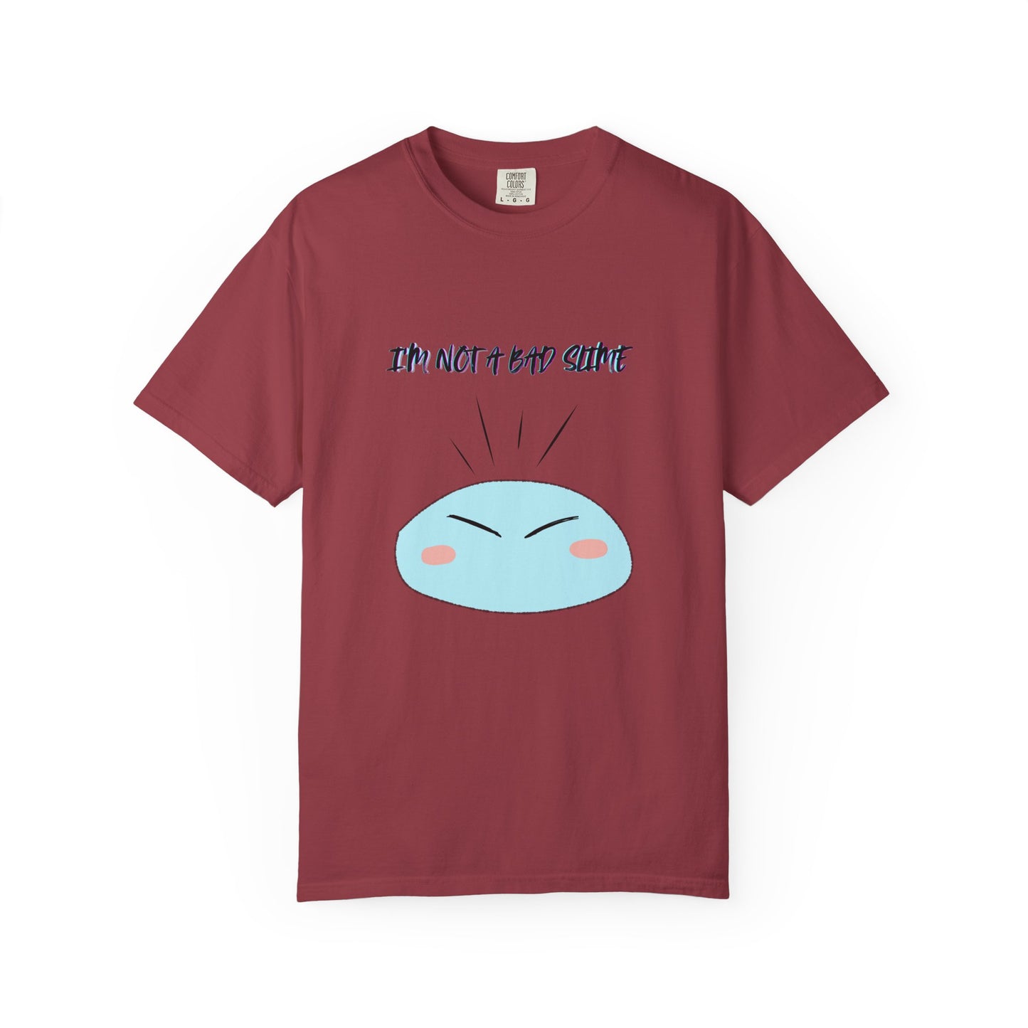 Funny Unisex T-Shirt – "I'm Not a Bad Slime" Tee – Cute Gift for Gamers, Comedians, Casual Wear, Birthdays, or Holidays
