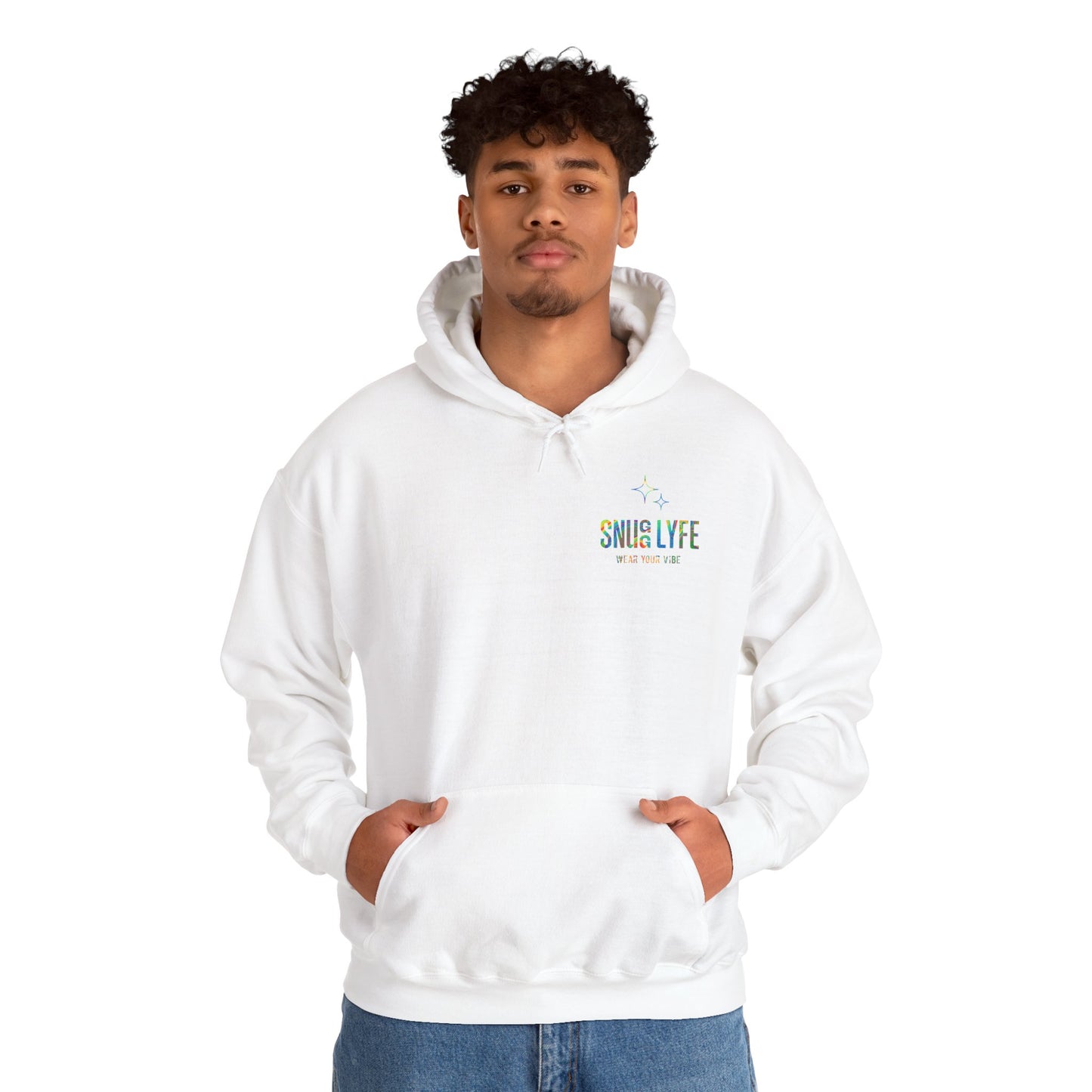 Snugg Lyfe Hooded Sweatshirt, Unisex Hoodie for Comfort, Casual Wear, Perfect Gift for Friends, Cozy Layer for Anytime, Chill Vibes