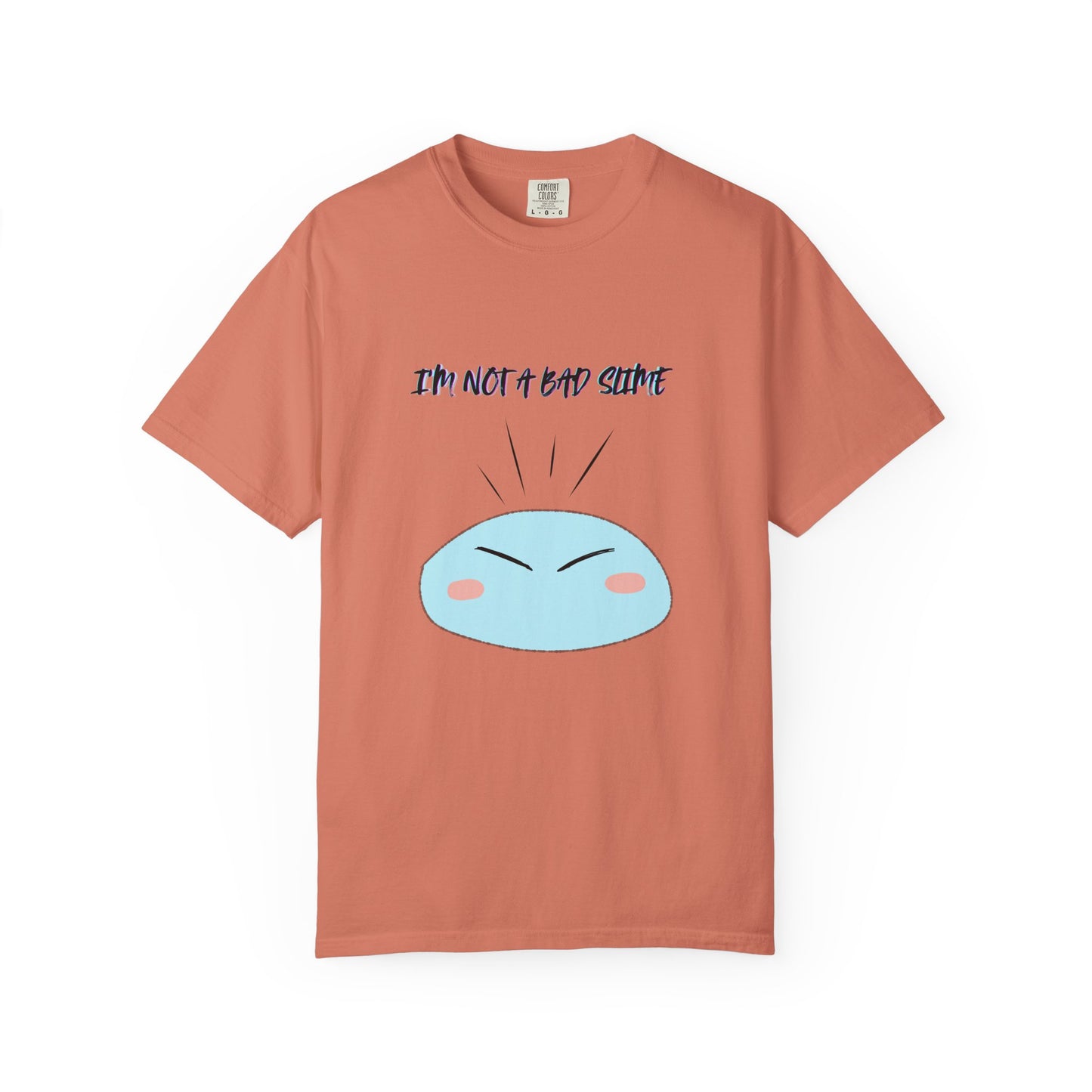 Funny Unisex T-Shirt – "I'm Not a Bad Slime" Tee – Cute Gift for Gamers, Comedians, Casual Wear, Birthdays, or Holidays