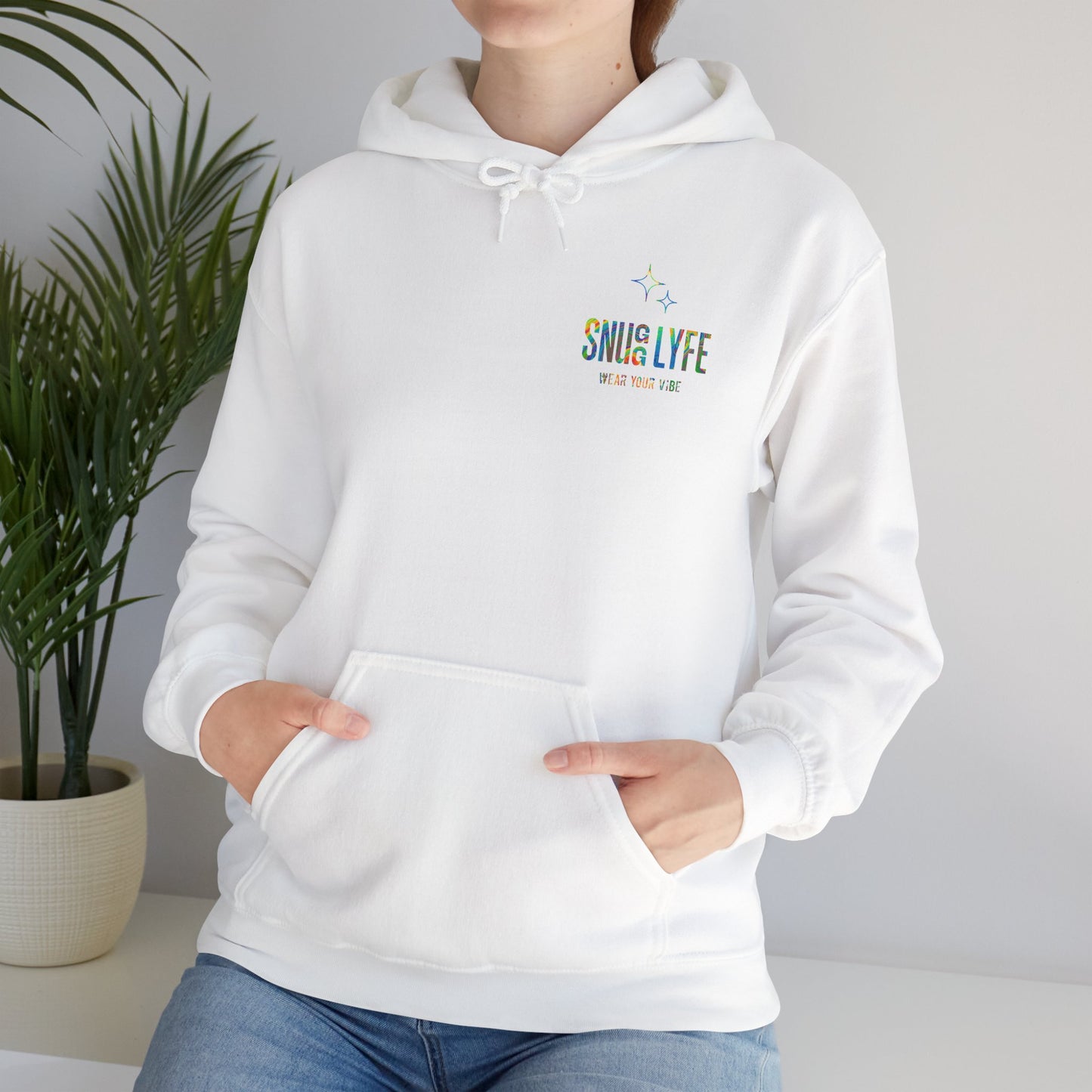 Snugg Lyfe Hooded Sweatshirt, Unisex Hoodie for Comfort, Casual Wear, Perfect Gift for Friends, Cozy Layer for Anytime, Chill Vibes