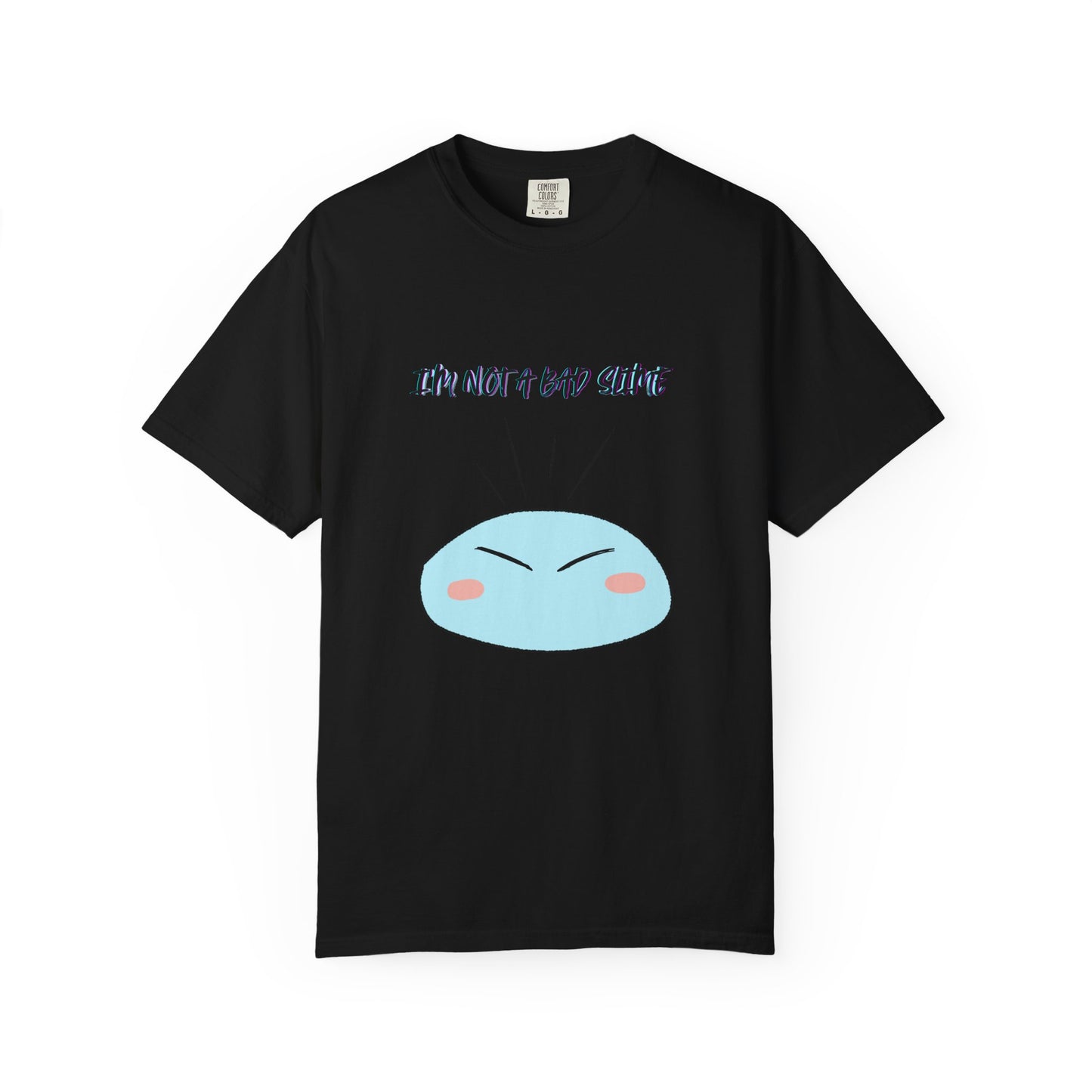 Funny Unisex T-Shirt – "I'm Not a Bad Slime" Tee – Cute Gift for Gamers, Comedians, Casual Wear, Birthdays, or Holidays