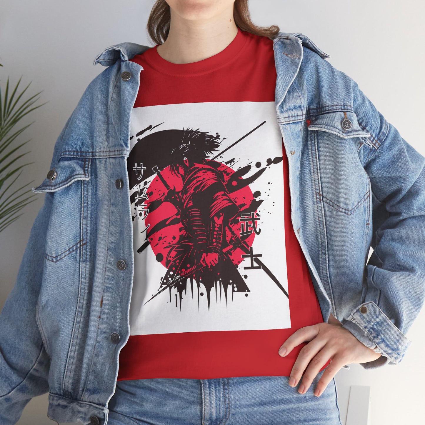Japanese-Inspired Unisex Heavy Cotton Tee, Streetwear, Graphic Tee, Casual Wear, Gift Idea, Art Shirt, Summer Fashion