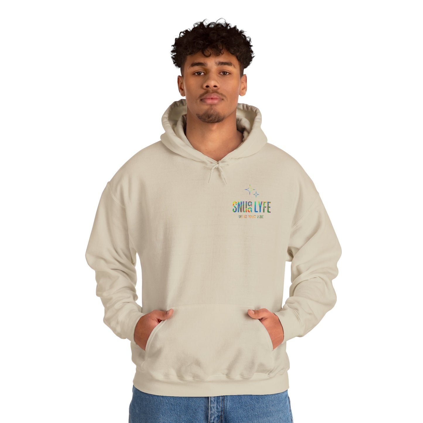 Snugg Lyfe Hooded Sweatshirt, Unisex Hoodie for Comfort, Casual Wear, Perfect Gift for Friends, Cozy Layer for Anytime, Chill Vibes