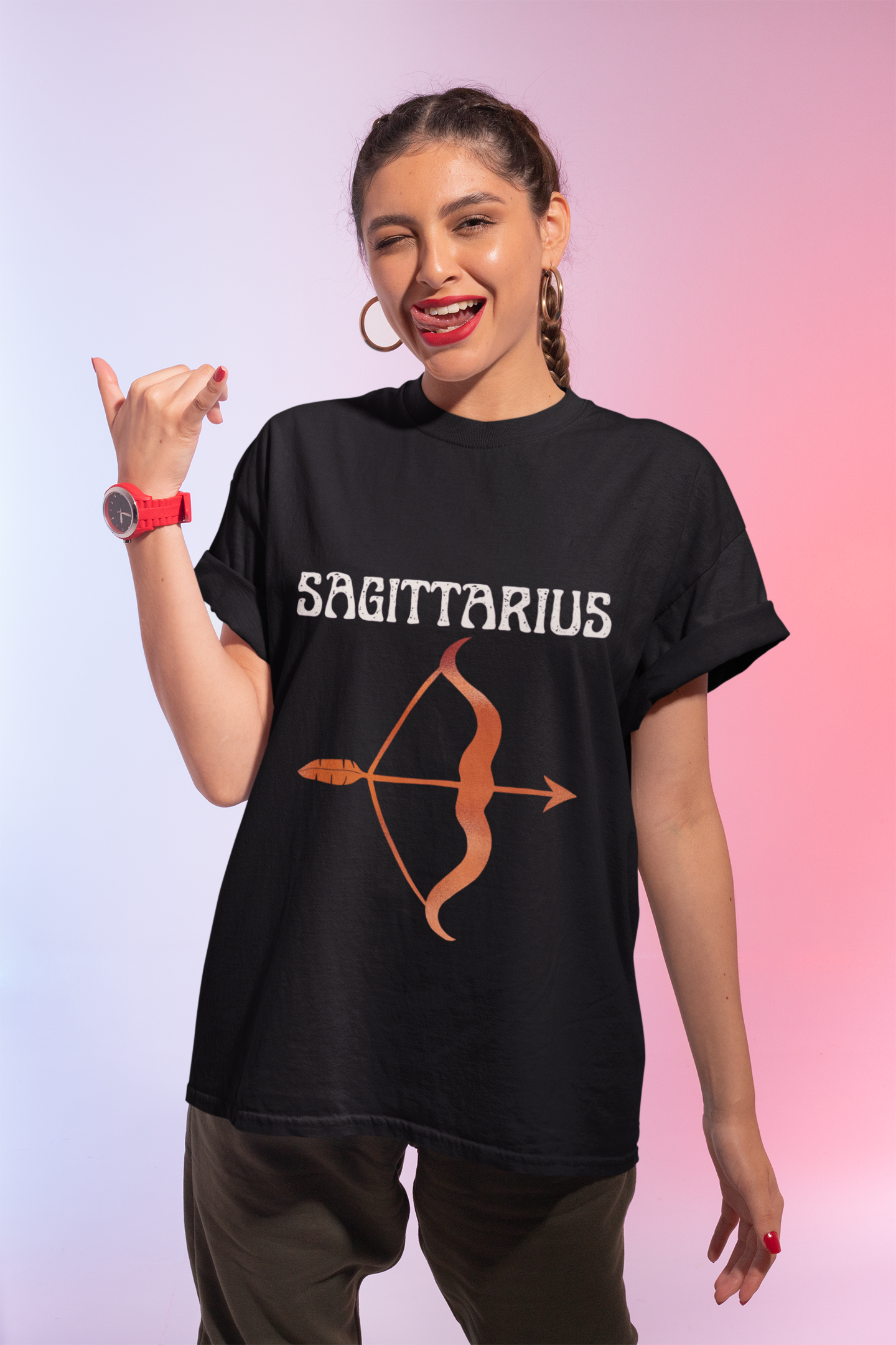 Sagittarius Zodiac Tee - Unisex Cotton Crew Shirt for Astrology Lovers, Horoscope Gift, Birthday Tee, Celestial Fashion, Astrology Apparel