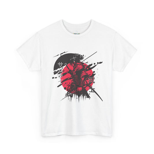 Japanese-Inspired Unisex Heavy Cotton Tee, Streetwear, Graphic Tee, Casual Wear, Gift Idea, Art Shirt, Summer Fashion