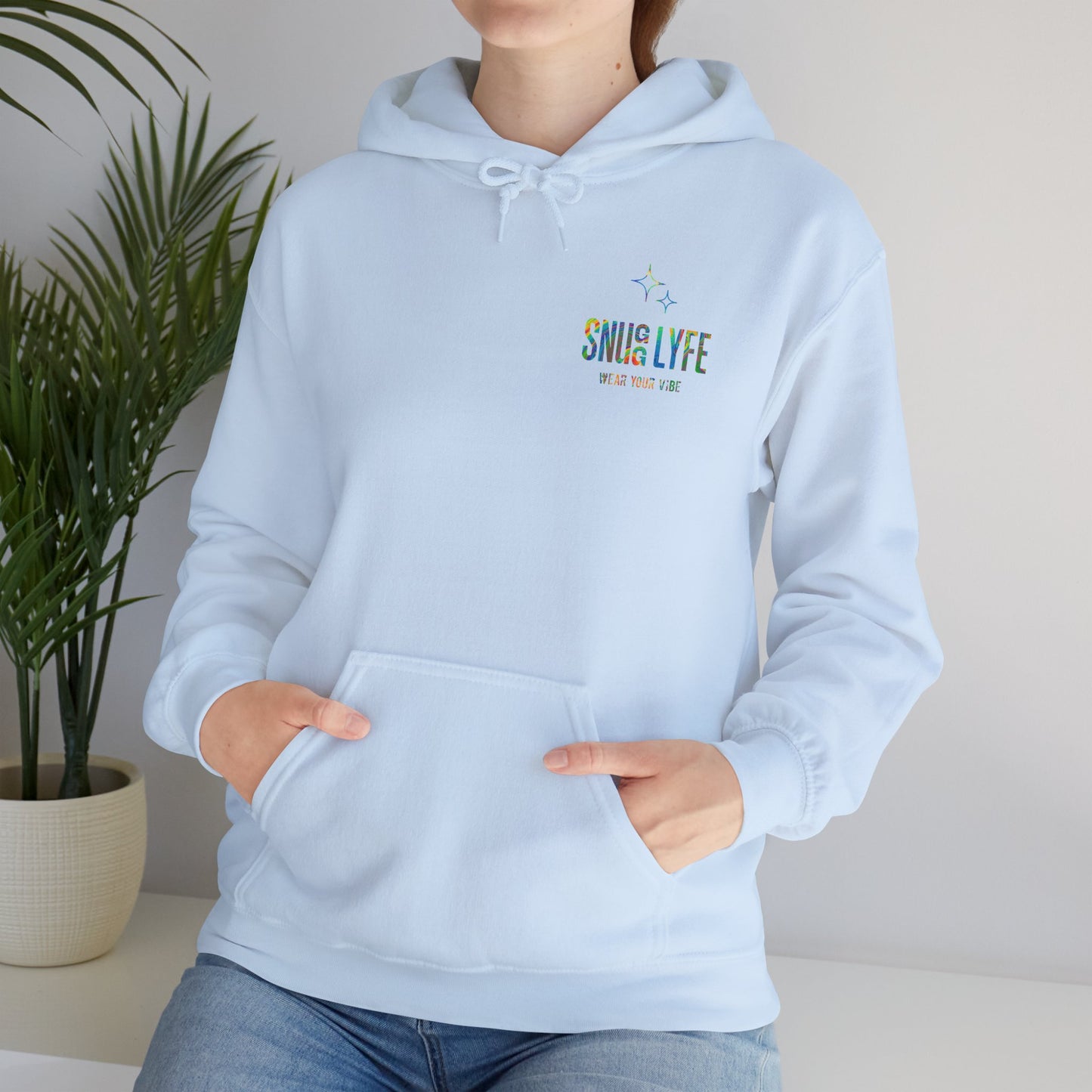 Snugg Lyfe Hooded Sweatshirt, Unisex Hoodie for Comfort, Casual Wear, Perfect Gift for Friends, Cozy Layer for Anytime, Chill Vibes