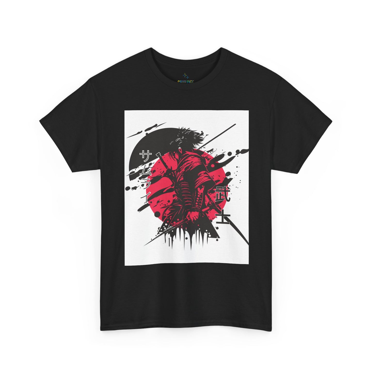 Japanese-Inspired Unisex Heavy Cotton Tee, Streetwear, Graphic Tee, Casual Wear, Gift Idea, Art Shirt, Summer Fashion