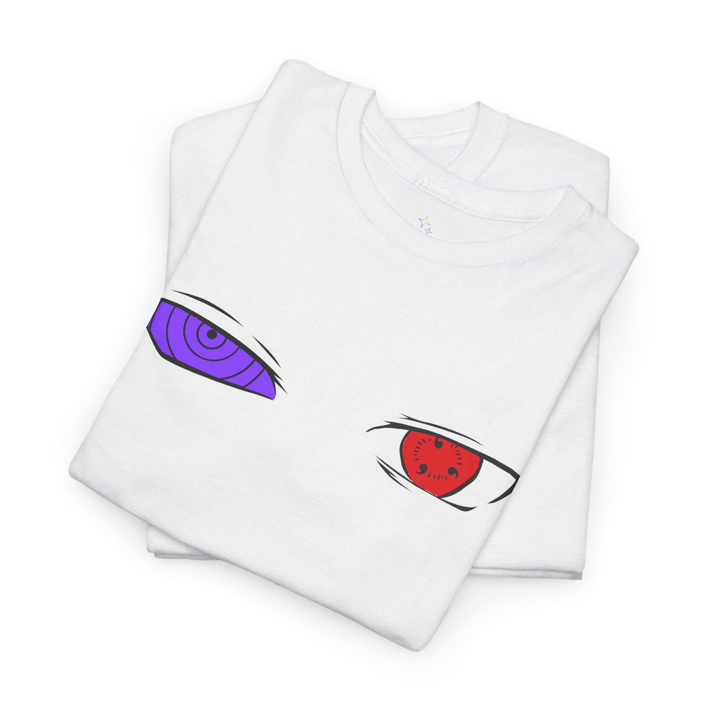 Mystical Eyes Unisex Heavy Cotton Tee, Graphic T-Shirt, Anime Tee, Casual Wear, Gift for Anime Fans, Streetwear Style