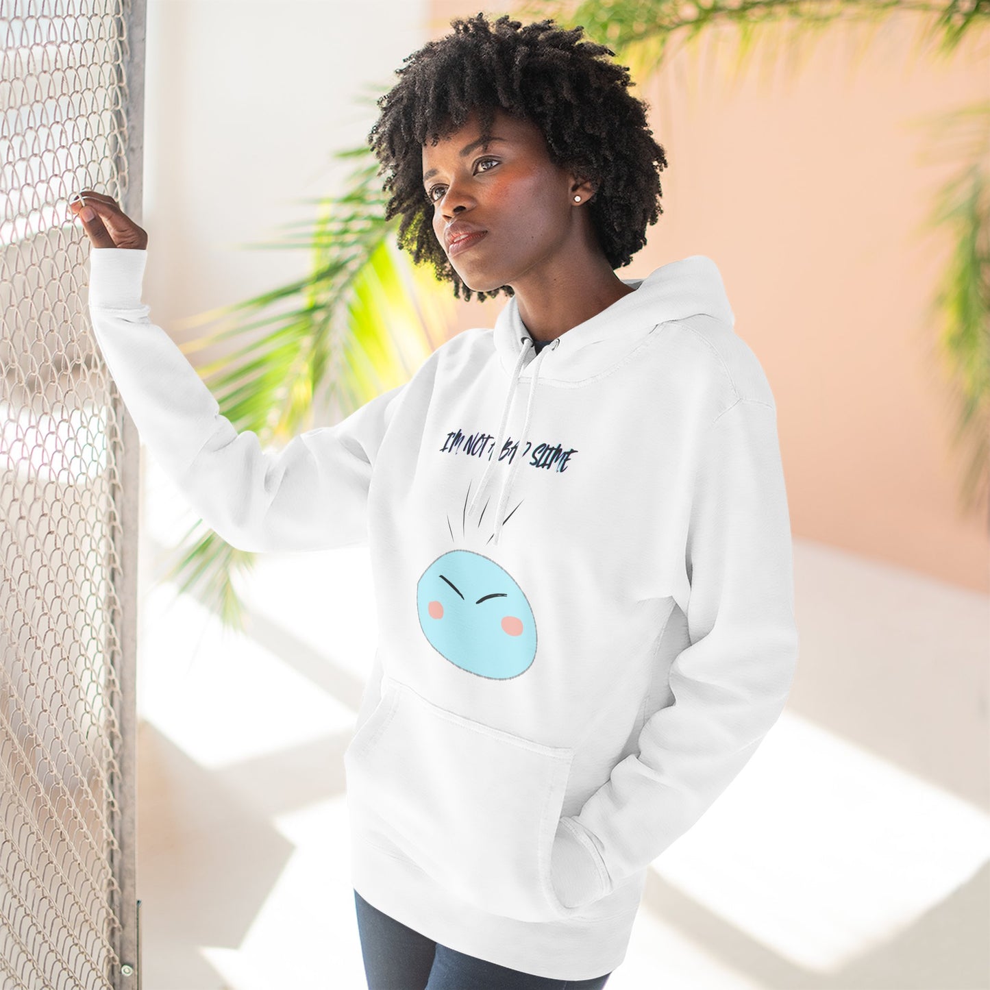 Fleece Hoodie - Slime Anime Inspired Design