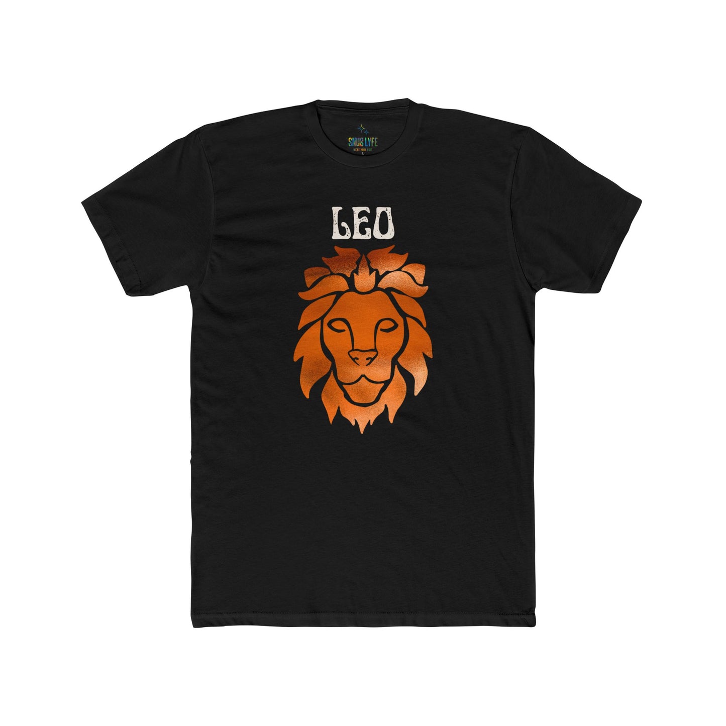 Leo Zodiac Crew Tee - Unisex Cotton T-Shirt, Astrology Gift, Horoscope Tee, Birthday Shirt, Motivational Apparel