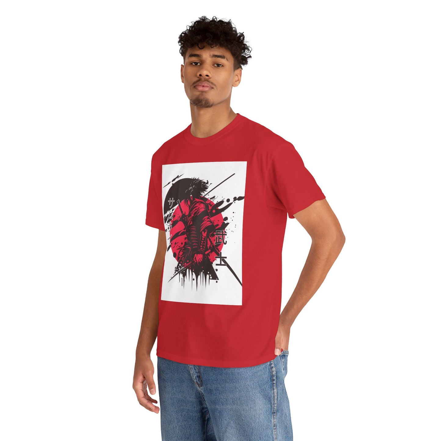 Japanese-Inspired Unisex Heavy Cotton Tee, Streetwear, Graphic Tee, Casual Wear, Gift Idea, Art Shirt, Summer Fashion