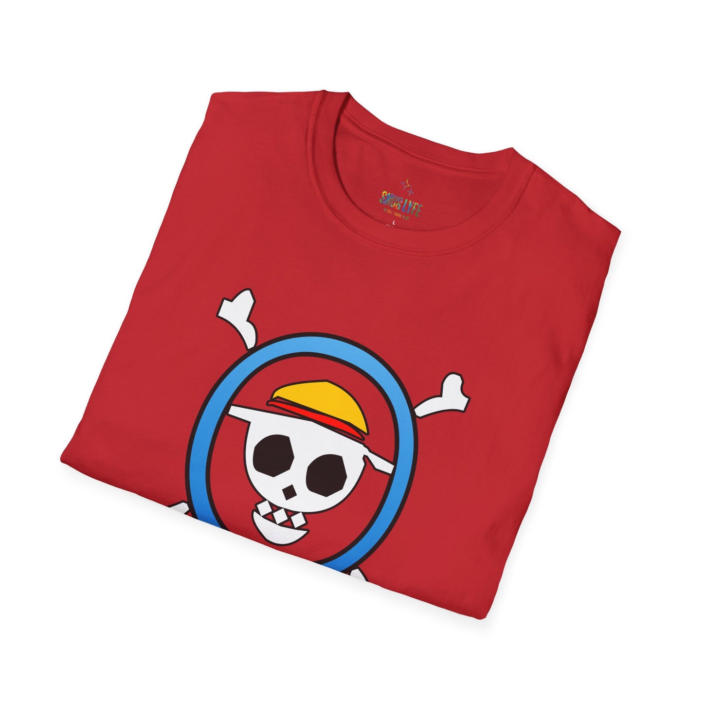 Playful Luffy Inspired Graphic Tee for Casual Wear, Perfect for Fans, Gift for Birthdays, Fun Statement Shirt, Unisex Tee, Novelty Gift
