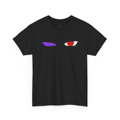 Mystical Eyes Unisex Heavy Cotton Tee, Graphic T-Shirt, Anime Tee, Casual Wear, Gift for Anime Fans, Streetwear Style