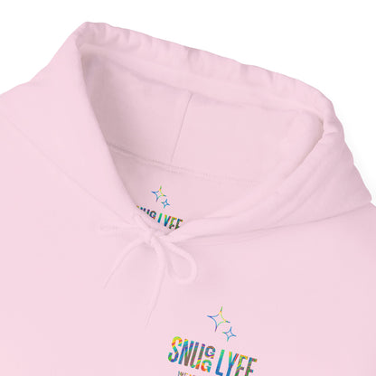 Snugg Lyfe Hooded Sweatshirt, Unisex Hoodie for Comfort, Casual Wear, Perfect Gift for Friends, Cozy Layer for Anytime, Chill Vibes