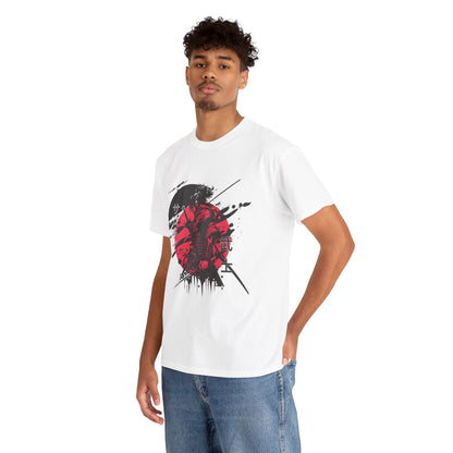 Japanese-Inspired Unisex Heavy Cotton Tee, Streetwear, Graphic Tee, Casual Wear, Gift Idea, Art Shirt, Summer Fashion