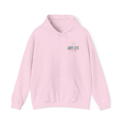 Snugg Lyfe Hooded Sweatshirt, Unisex Hoodie for Comfort, Casual Wear, Perfect Gift for Friends, Cozy Layer for Anytime, Chill Vibes