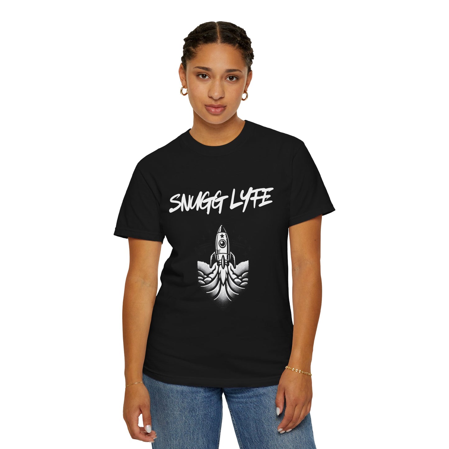 Snugg Lyfe Rocket Tee — Vintage Space Graphic T-Shirt