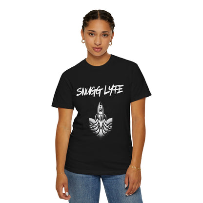 Snugg Lyfe Rocket Tee — Vintage Space Graphic T-Shirt