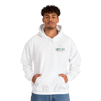 Snugg Lyfe Hooded Sweatshirt, Unisex Hoodie for Comfort, Casual Wear, Perfect Gift for Friends, Cozy Layer for Anytime, Chill Vibes