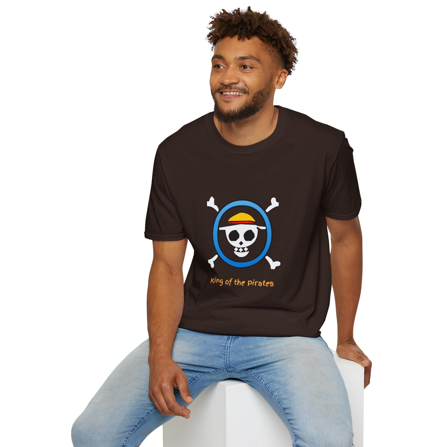 Playful Luffy Inspired Graphic Tee for Casual Wear, Perfect for Fans, Gift for Birthdays, Fun Statement Shirt, Unisex Tee, Novelty Gift