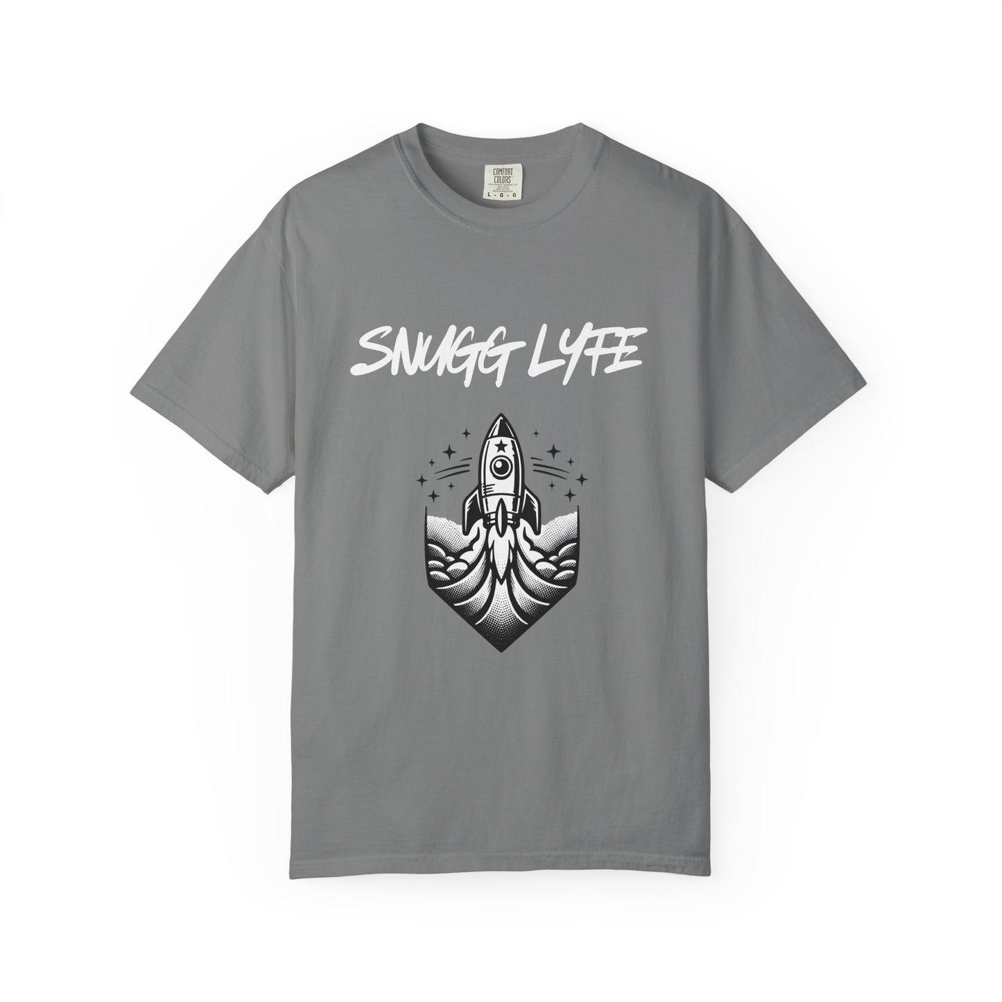 Snugg Lyfe Rocket Tee — Vintage Space Graphic T-Shirt
