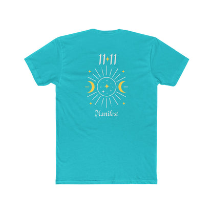 11:11 Manifest Tee — Spiritual Moon & Sun Graphic T-Shirt