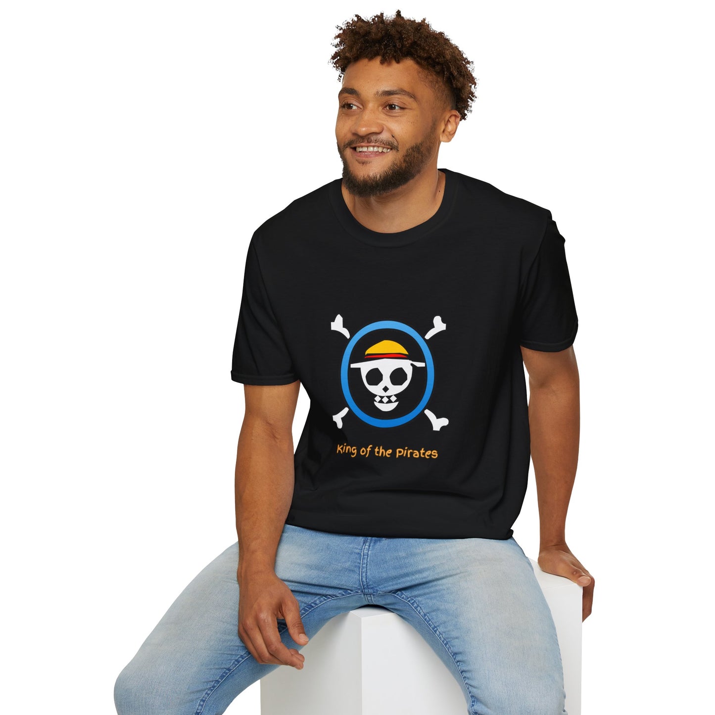 Playful Luffy Inspired Graphic Tee for Casual Wear, Perfect for Fans, Gift for Birthdays, Fun Statement Shirt, Unisex Tee, Novelty Gift