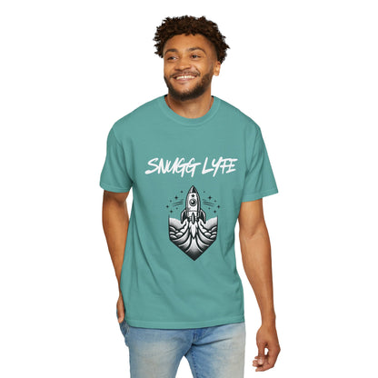 Snugg Lyfe Rocket Tee — Vintage Space Graphic T-Shirt