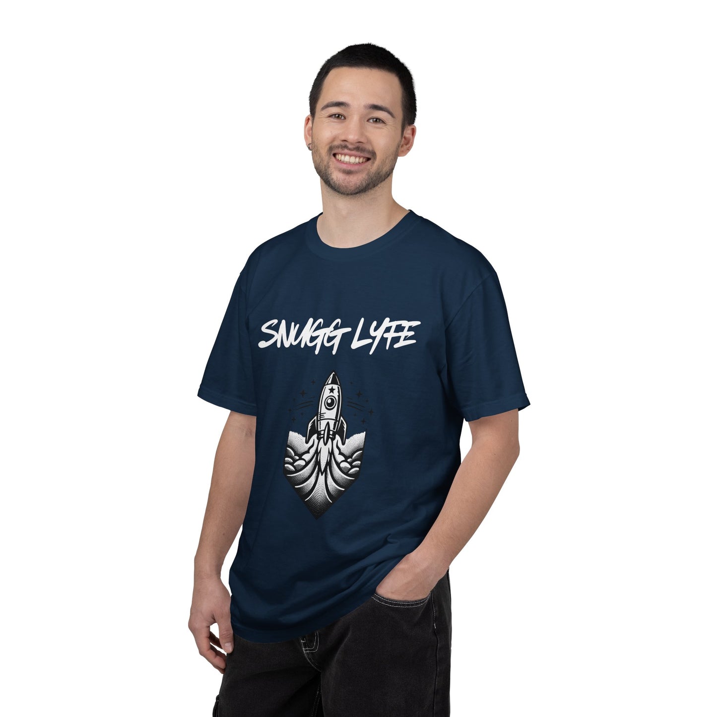 Snugg Lyfe Rocket Tee — Vintage Space Graphic T-Shirt