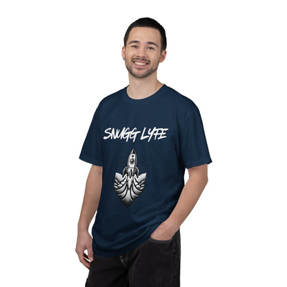 Snugg Lyfe Rocket Tee — Vintage Space Graphic T-Shirt