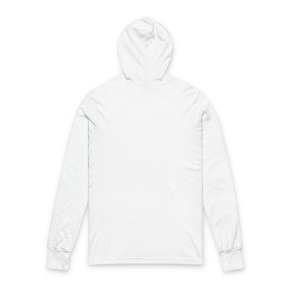 Anime-Inspired Unisex Hooded Long Sleeve Tee, Cute Graphic Tee, Casual Streetwear, Gifts for Anime Lovers, Cozy Everyday Wear