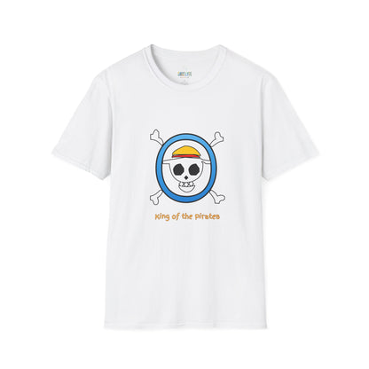 Playful Luffy Inspired Graphic Tee for Casual Wear, Perfect for Fans, Gift for Birthdays, Fun Statement Shirt, Unisex Tee, Novelty Gift