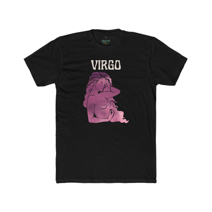 Virgo Zodiac Unisex Cotton Crew Tee, Astrology Shirt, Horoscope Tee, Gift for Virgo, Birthday Apparel, Zodiac Sign T-Shirt