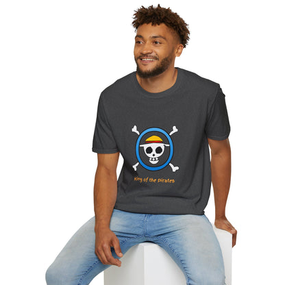 Playful Luffy Inspired Graphic Tee for Casual Wear, Perfect for Fans, Gift for Birthdays, Fun Statement Shirt, Unisex Tee, Novelty Gift