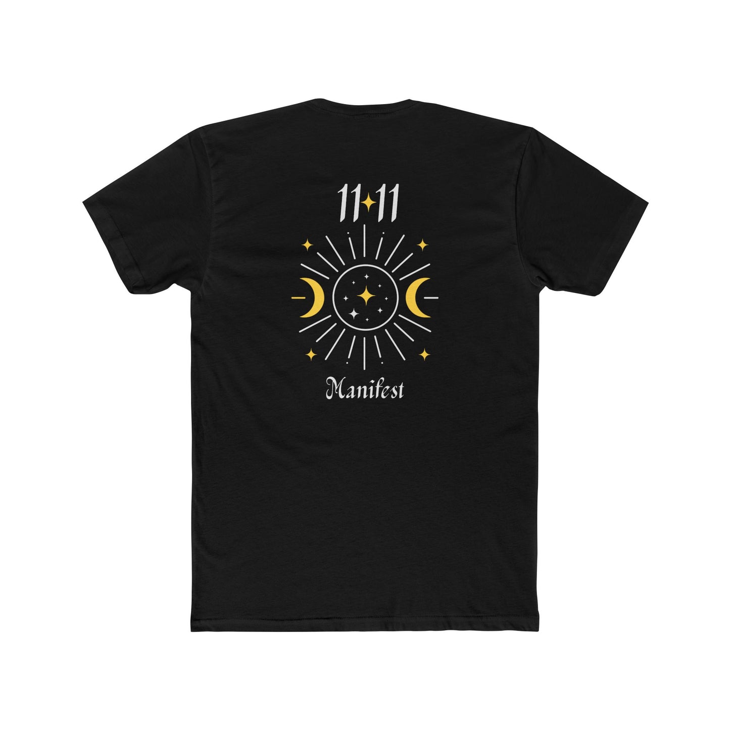 11:11 Manifest Tee — Spiritual Moon & Sun Graphic T-Shirt