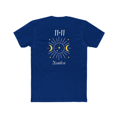 11:11 Manifest Tee — Spiritual Moon & Sun Graphic T-Shirt
