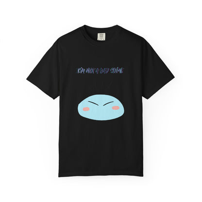 Funny Unisex T-Shirt – "I'm Not a Bad Slime" Tee – Cute Gift for Gamers, Comedians, Casual Wear, Birthdays, or Holidays