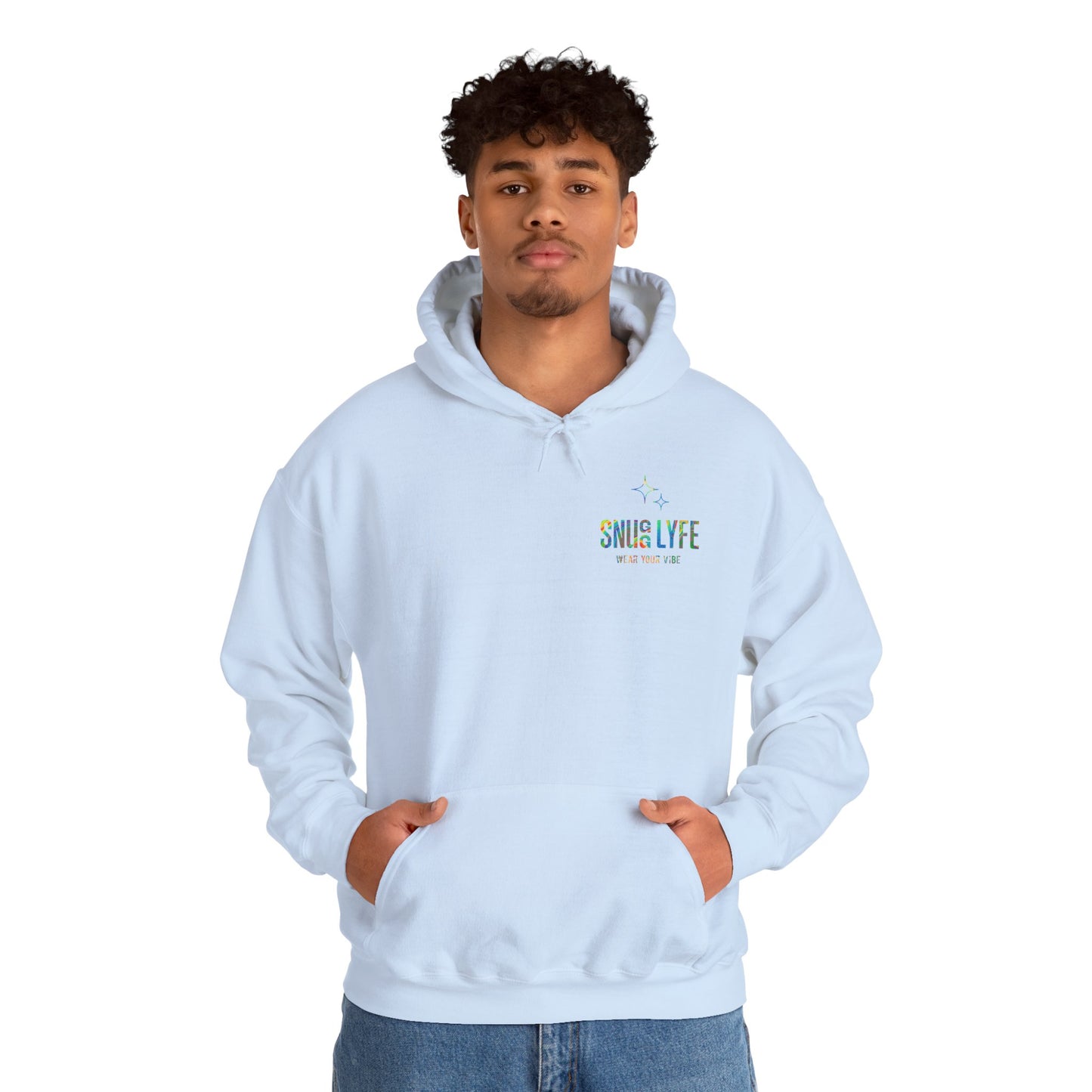 Snugg Lyfe Hooded Sweatshirt, Unisex Hoodie for Comfort, Casual Wear, Perfect Gift for Friends, Cozy Layer for Anytime, Chill Vibes