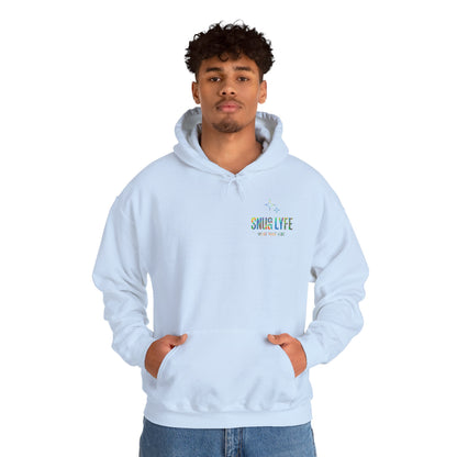 Snugg Lyfe Hooded Sweatshirt, Unisex Hoodie for Comfort, Casual Wear, Perfect Gift for Friends, Cozy Layer for Anytime, Chill Vibes