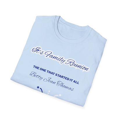 Family Reunion Softstyle T-Shirt, Unisex Family Shirt, Family Gathering Tee, Personalised Family Event Tee, Family Reunion Outfit, [...]