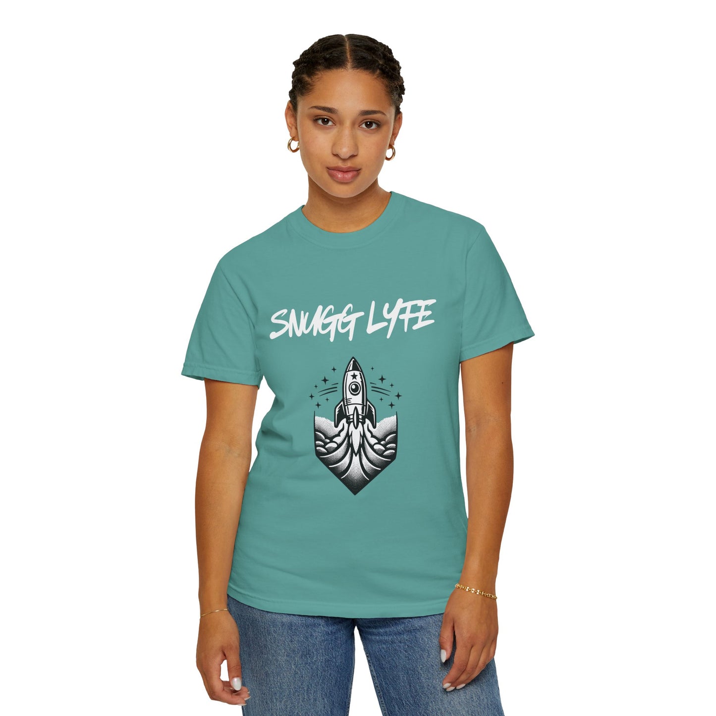 Snugg Lyfe Rocket Tee — Vintage Space Graphic T-Shirt