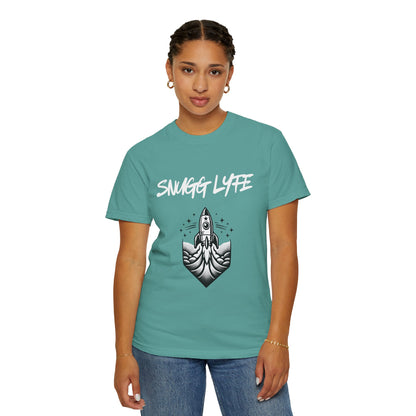 Snugg Lyfe Rocket Tee — Vintage Space Graphic T-Shirt