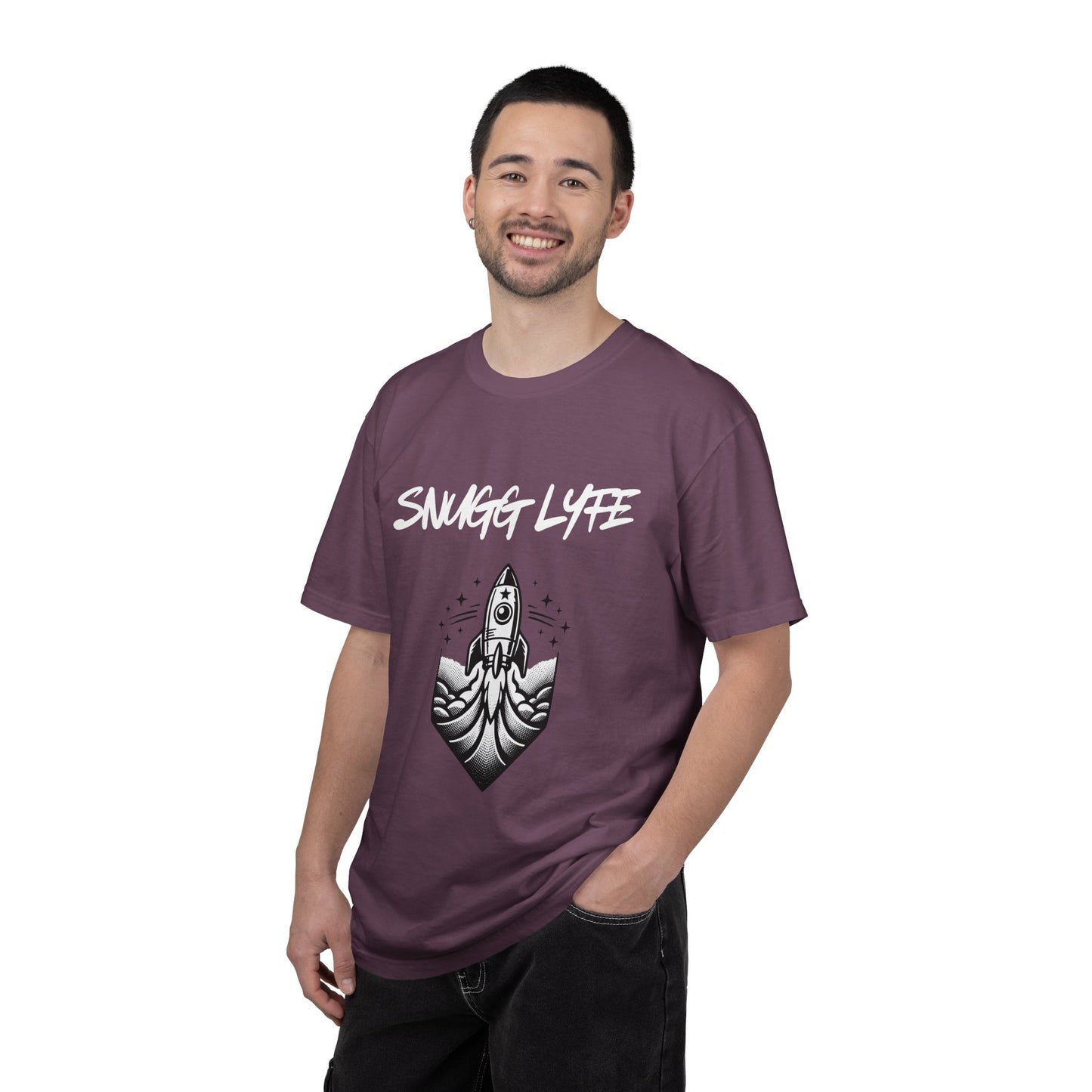 Snugg Lyfe Rocket Tee — Vintage Space Graphic T-Shirt