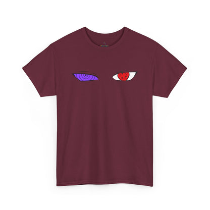 Mystical Eyes Unisex Heavy Cotton Tee, Graphic T-Shirt, Anime Tee, Casual Wear, Gift for Anime Fans, Streetwear Style