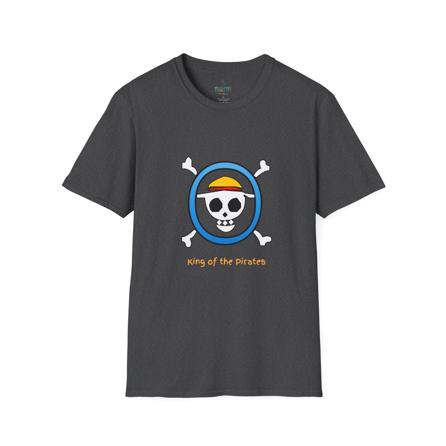 Playful Luffy Inspired Graphic Tee for Casual Wear, Perfect for Fans, Gift for Birthdays, Fun Statement Shirt, Unisex Tee, Novelty Gift