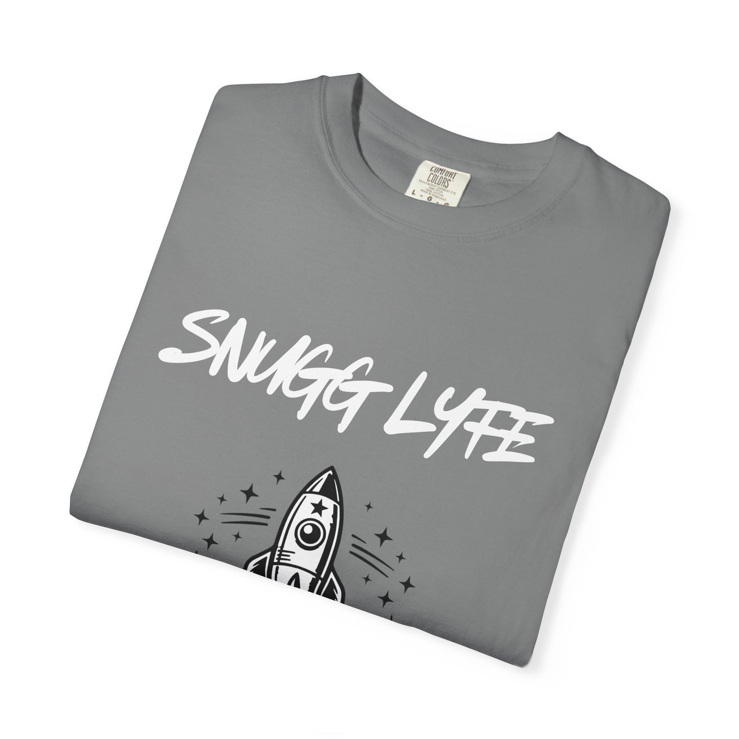 Snugg Lyfe Rocket Tee — Vintage Space Graphic T-Shirt
