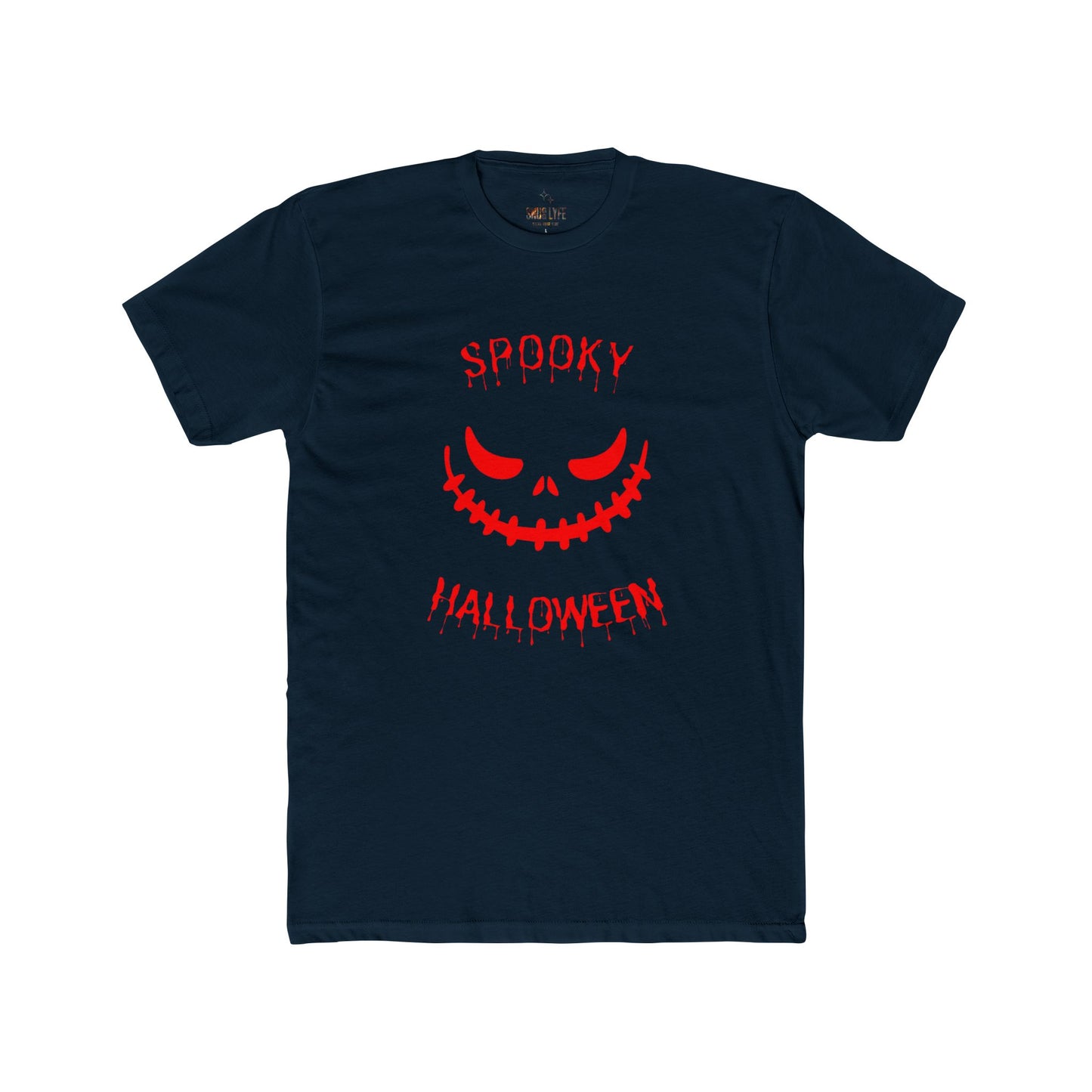 Spooky Halloween Crew Tee, Unisex Halloween Shirt, Cotton Tee, Fall Apparel, Halloween Costume Top, Autumn T-Shirt, Trick or Treat Tee