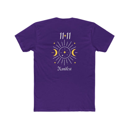11:11 Manifest Tee — Spiritual Moon & Sun Graphic T-Shirt