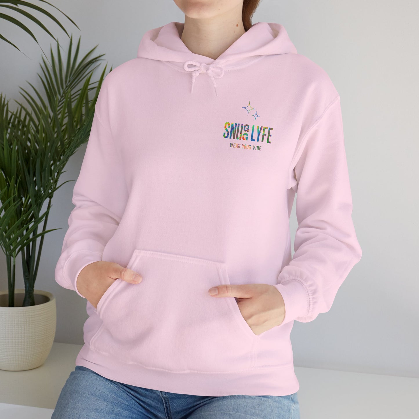 Snugg Lyfe Hooded Sweatshirt, Unisex Hoodie for Comfort, Casual Wear, Perfect Gift for Friends, Cozy Layer for Anytime, Chill Vibes