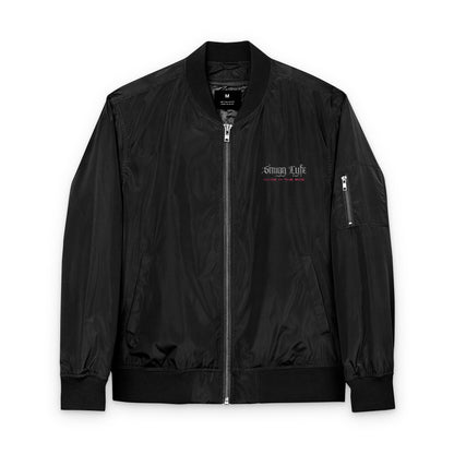 Eco-Friendly Embroidered Bomber Jacket | Sustainable Fashion | Streetwear Style | Perfect Gift for Him/Her | Fall/Winter Outerwear | [...]